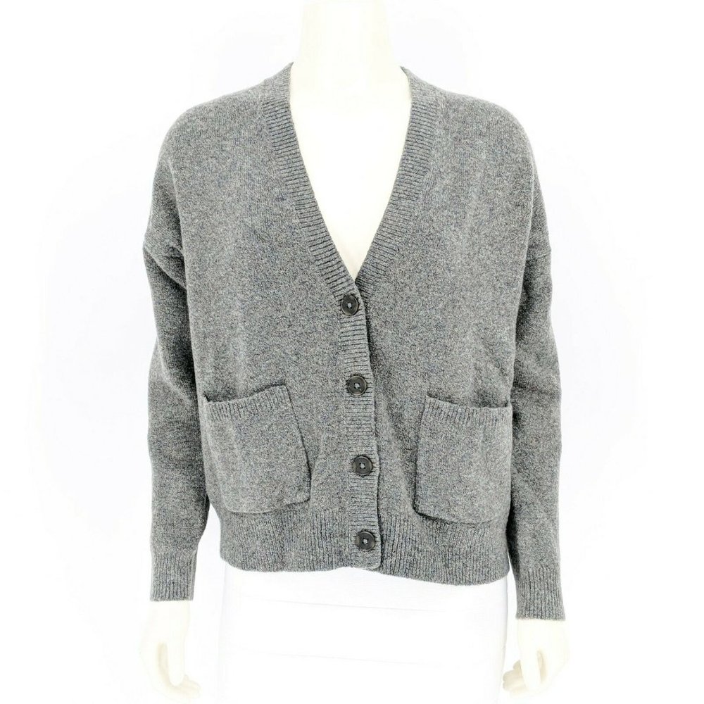 Madewell Gray Short Kent Ex-Boyfriend Cardigan